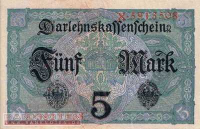 Deutschland - 5  Mark (#DEU-061a_XF)