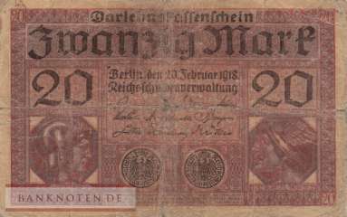 Germany - 20  Mark (#DEU-062_VG)