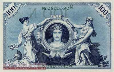 Deutschland - 100  Mark (#DEU-067_UNC)