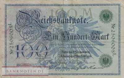 Deutschland - 100  Mark (#DEU-067_F)