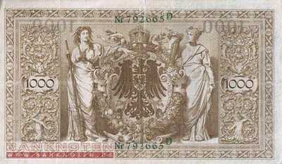 Germany - 1.000  Mark (#DEU-069a_VF)