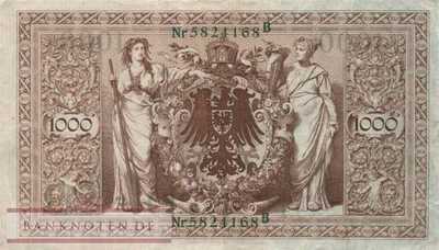 Deutschland - 1.000  Mark (#DEU-069b_VF)