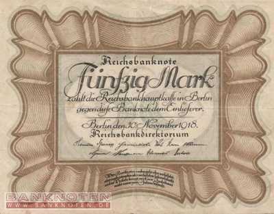 Germany - 50  Mark (#DEU-070a_VF)