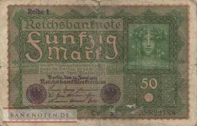 Deutschland - 50  Mark (#DEU-071a_F)