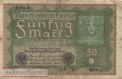 Deutschland - 50  Mark (#DEU-071b_F)