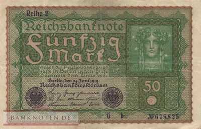 Germany - 50  Mark (#DEU-071b_VF)