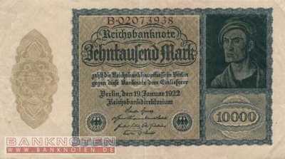 Deutschland - 10.000  Mark (#DEU-078b_XF)