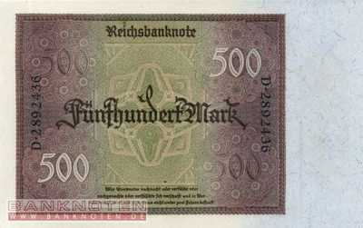 Germany - 500  Mark (#DEU-080_UNC)