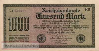 Deutschland - 1.000  Mark (#DEU-084c_AU)