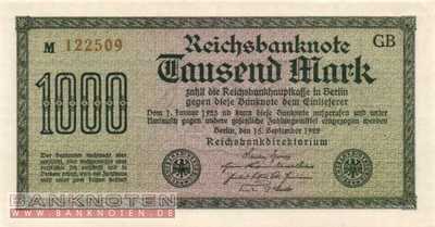 Germany - 1.000  Mark (#DEU-084f_UNC)