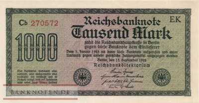 Germany - 1.000  Mark (#DEU-084j_UNC)