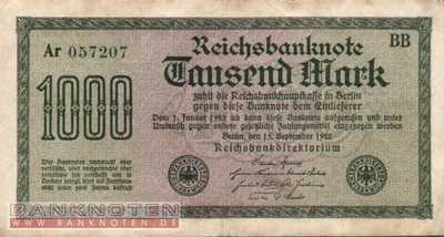 Germany - 1.000  Mark (#DEU-084l_VF)