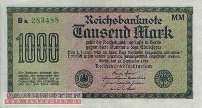 Deutschland - 1.000  Mark (#DEU-086b_XF)