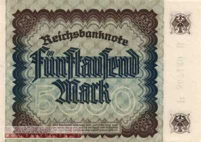 Germany - 5.000  Mark (#DEU-091a_AU)