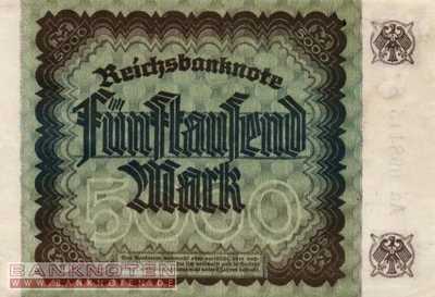 Deutschland - 5.000  Mark (#DEU-091e_AU)