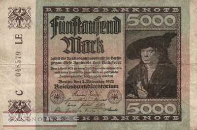 Germany - 5.000  Mark (#DEU-091f_F)