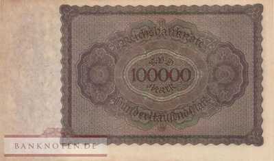 Germany - 100.000  Mark (#DEU-093a_AU)