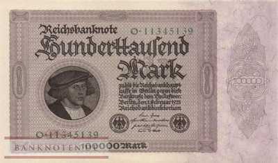 Germany - 100.000  Mark (#DEU-093a_UNC)