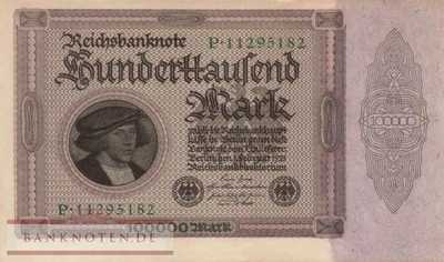 Germany - 100.000  Mark (#DEU-093a_AU)