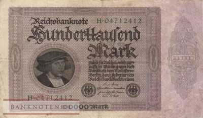 Deutschland - 100.000  Mark (#DEU-093a_F)