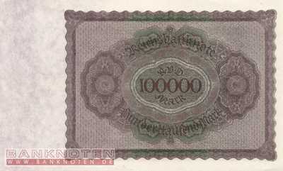 Deutschland - 100.000  Mark (#DEU-093d_UNC)