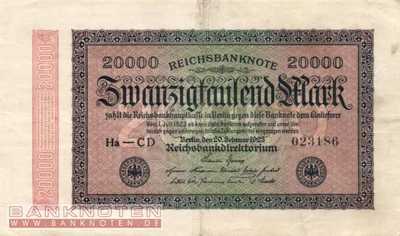 Deutschland - 20.000  Mark (#DEU-095b_VF)