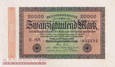Deutschland - 20.000  Mark (#DEU-095f_UNC)