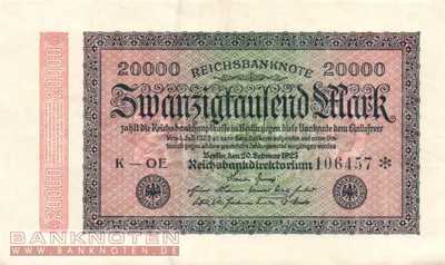 Germany - 20.000  Mark (#DEU-095i_UNC)