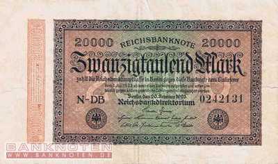Germany - 20.000  Mark (#DEU-095j_F)