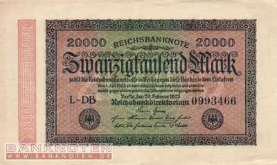 Deutschland - 20.000  Mark (#DEU-095j_VF)