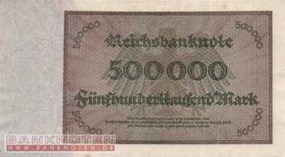 Deutschland - 500.000  Mark (#DEU-099e_VF)
