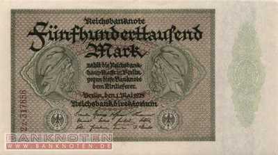 Deutschland - 500.000  Mark (#DEU-099f_XF)