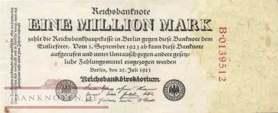Germany - 1 Million Mark (#DEU-104ab_XF)