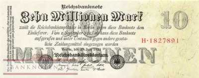 Germany - 10 Million Mark (#DEU-107_UNC)