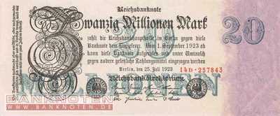 Germany - 20 Million Mark (#DEU-108b_XF)