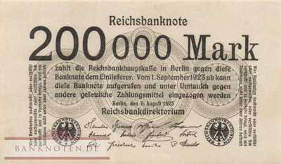 Germany - 200.000  Mark (#DEU-111b_AU)