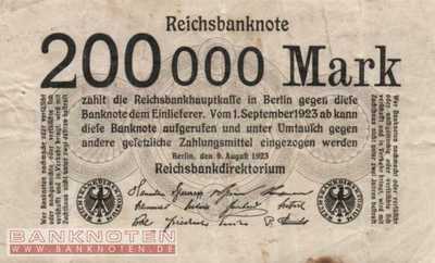 Germany - 200.000  Mark (#DEU-111b_F)