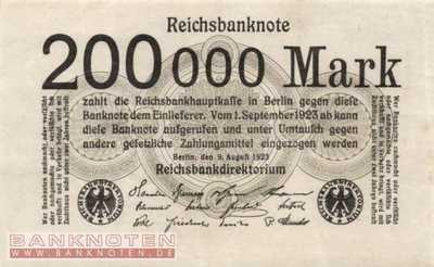 Germany - 200.000  Mark (#DEU-111b_XF)