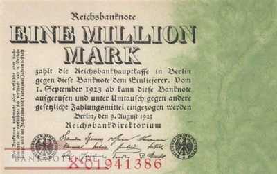 Deutschland - 1 Million Mark (#DEU-113_UNC)
