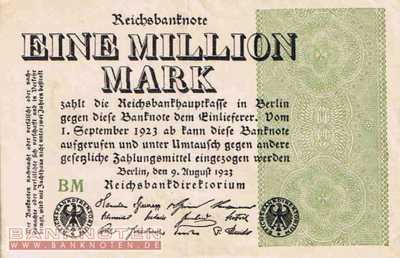 Deutschland - 1 Million Mark (#DEU-114a_XF)