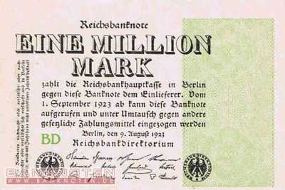 Germany - 1 Million Mark (#DEU-114c_XF)