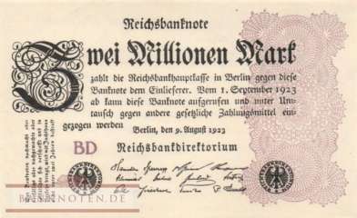 Deutschland - 2 Millionen Mark (#DEU-116c_UNC)