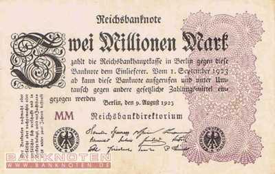 Germany - 2 Million Mark (#DEU-116d_XF)