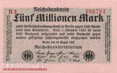 Germany - 5 Million Mark (#DEU-117b_UNC)