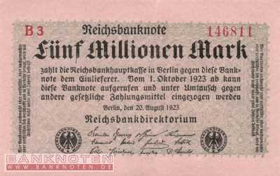 Germany - 5 Million Mark (#DEU-117b_AU)