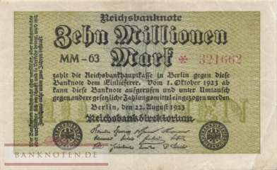 Germany - 10 Million Mark (#DEU-118d_VF)