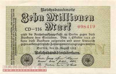 Deutschland - 10 Millionen Mark (#DEU-118e_UNC)