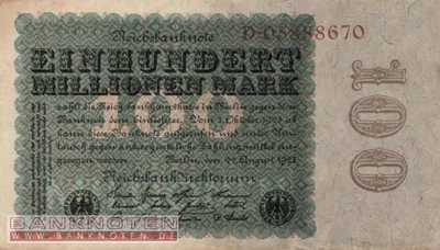 Germany - 100 Million Mark (#DEU-119a_VF)