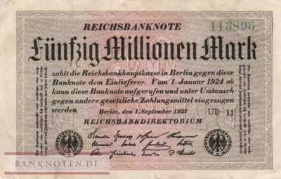 Germany - 50 Million Mark (#DEU-123a_VF)
