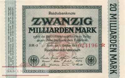 Deutschland - 20 Milliarden Mark (#DEU-137g_UNC)